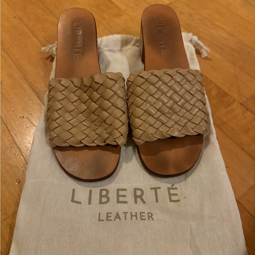 Liberte Santorini Woven Mules